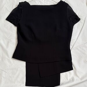 Donna Morgan Black Pantsuit